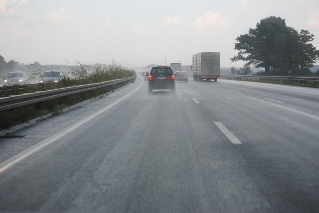 jízda po dálnici